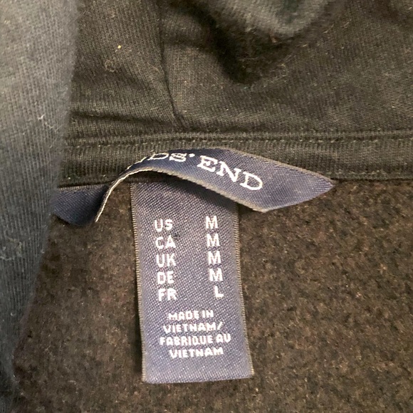 Ladies’ Lands’ End Zip-Front Hoodie - Size Medium - Picture 4 of 4